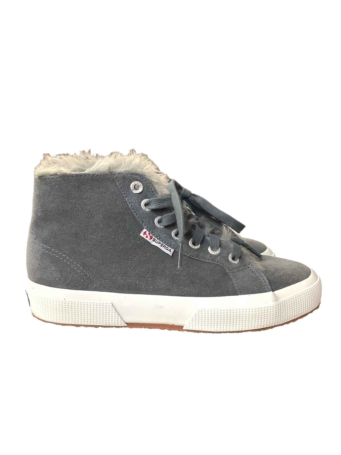 Boots Ankle Flats By Superga In Grey, Size: 7