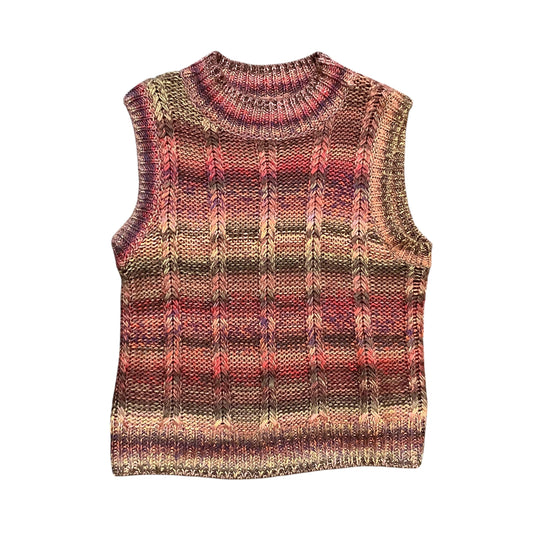 Vest Sweater By Evereve In Red, Size: L