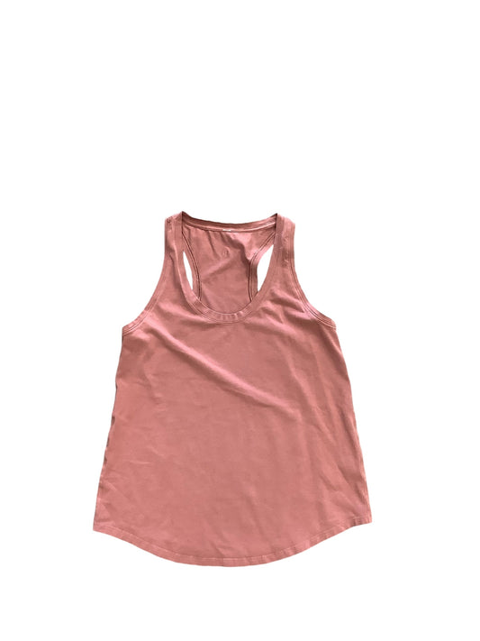 Athletic Tank Top By Lululemon In Mauve, Size: M