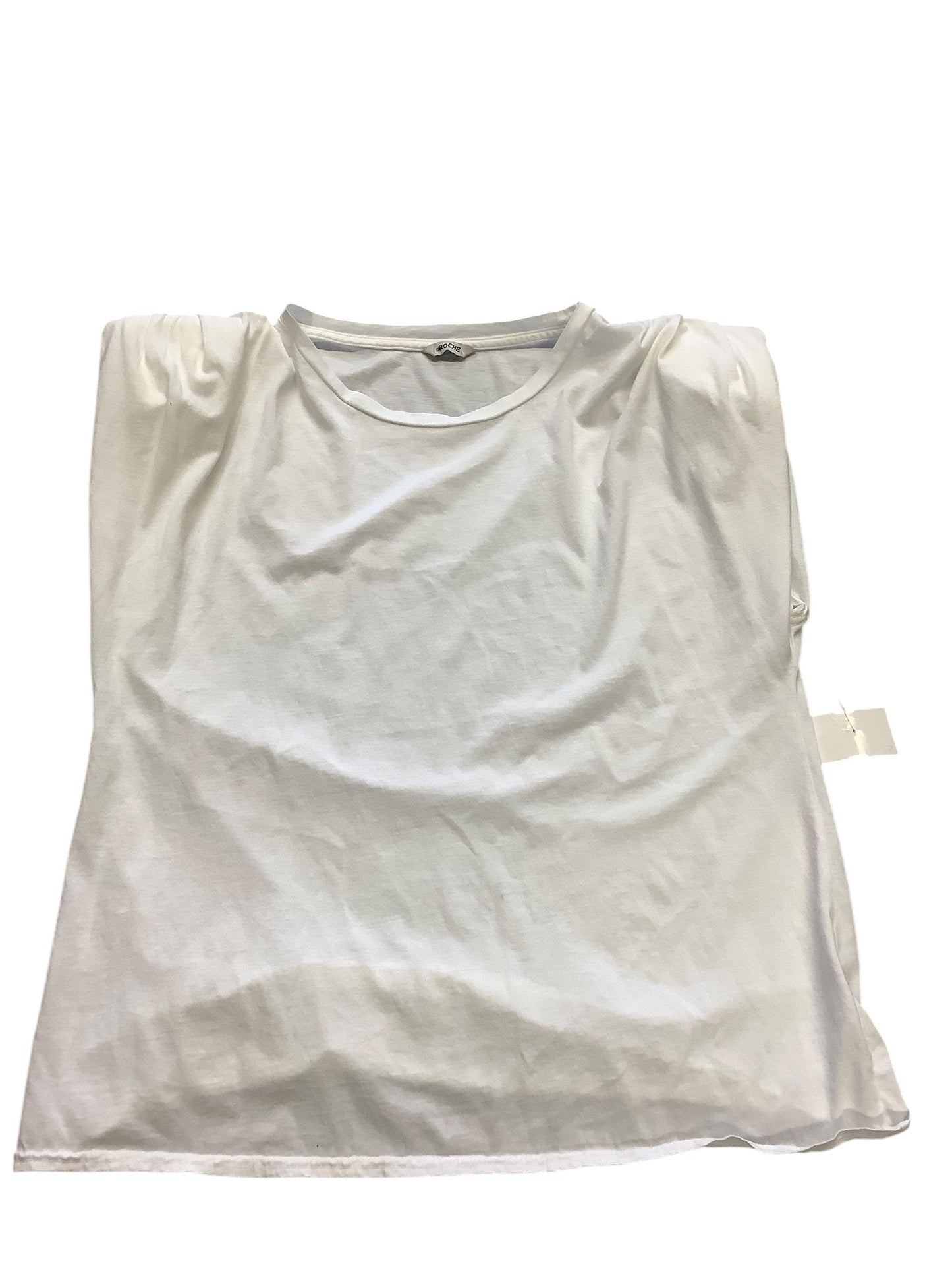 Top Sleeveless By Cma In White, Size: M