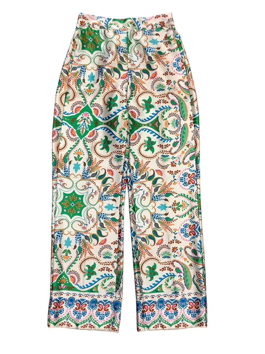 Pants Wide Leg By Rachel Zoe In Paisley Print, Size: S