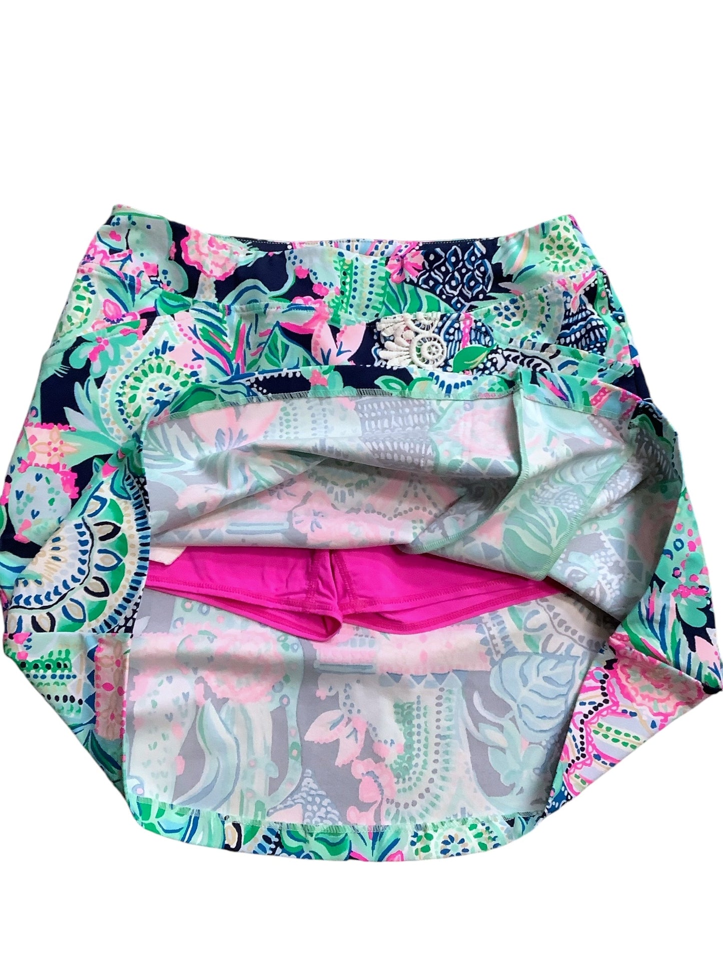 Athletic Skort By Lilly Pulitzer In Green, Size: 4