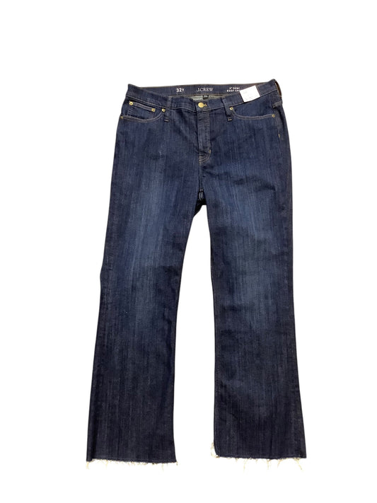 Jeans Boot Cut By J. Crew In Blue Denim, Size: 14