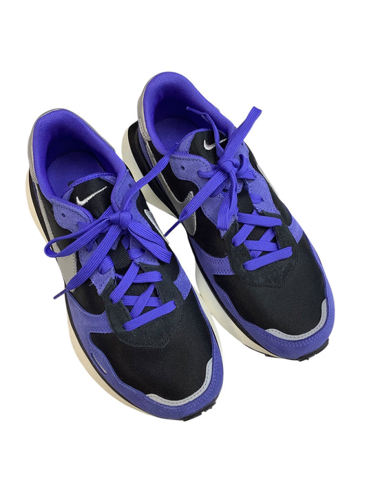 Shoes Athletic By Nike In Black & Blue, Size: 8