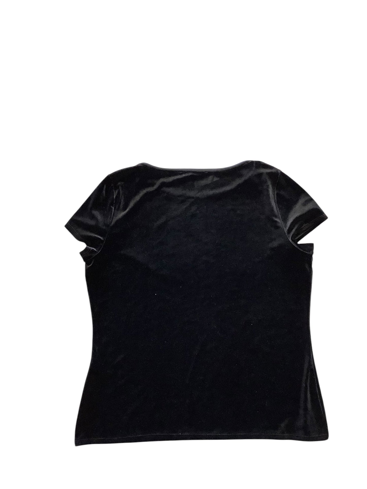 Top Short Sleeve By White House Black Market In Black, Size: Xl