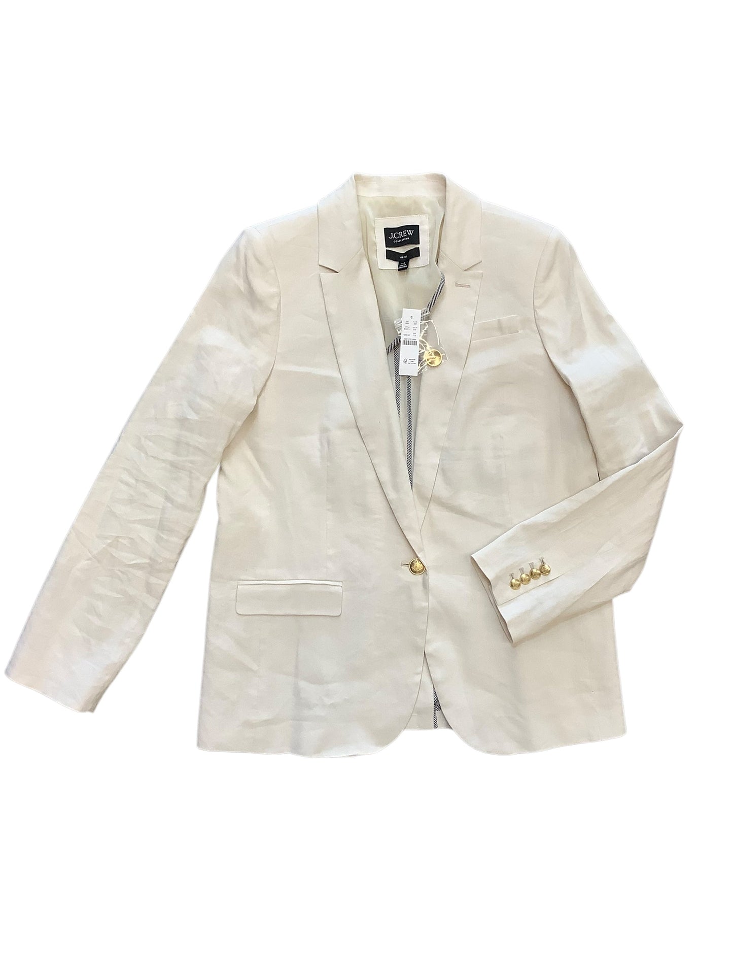 Blazer By J. Crew In Cream, Size: 14T