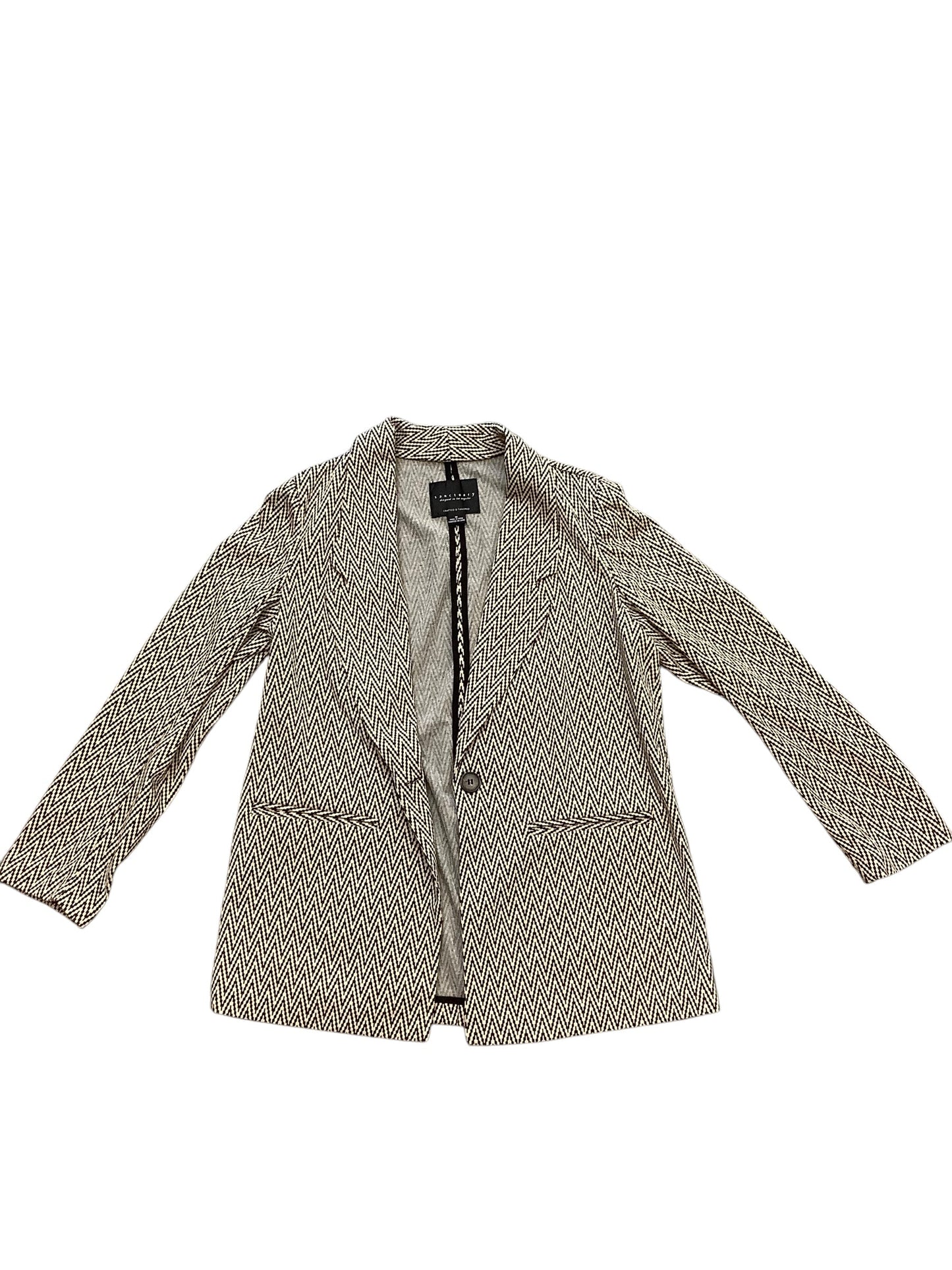 Blazer By Sanctuary In Black & Tan, Size: M