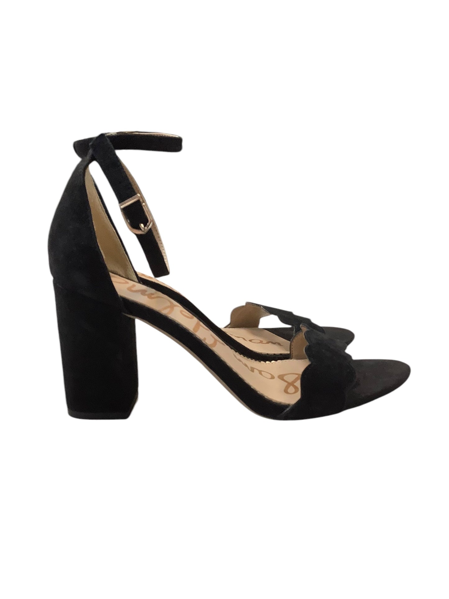 Sandals Heels Block By Sam Edelman In Black, Size: 8