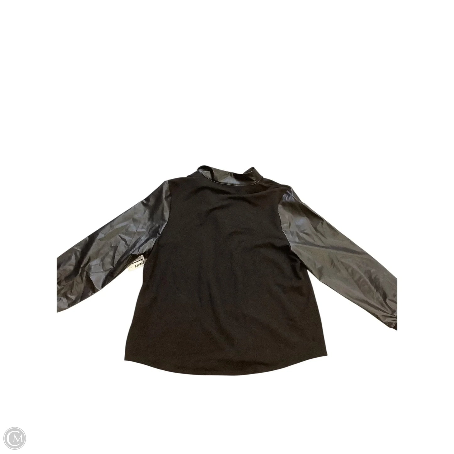 Blouse Long Sleeve By Chicos In Black, Size: Xl