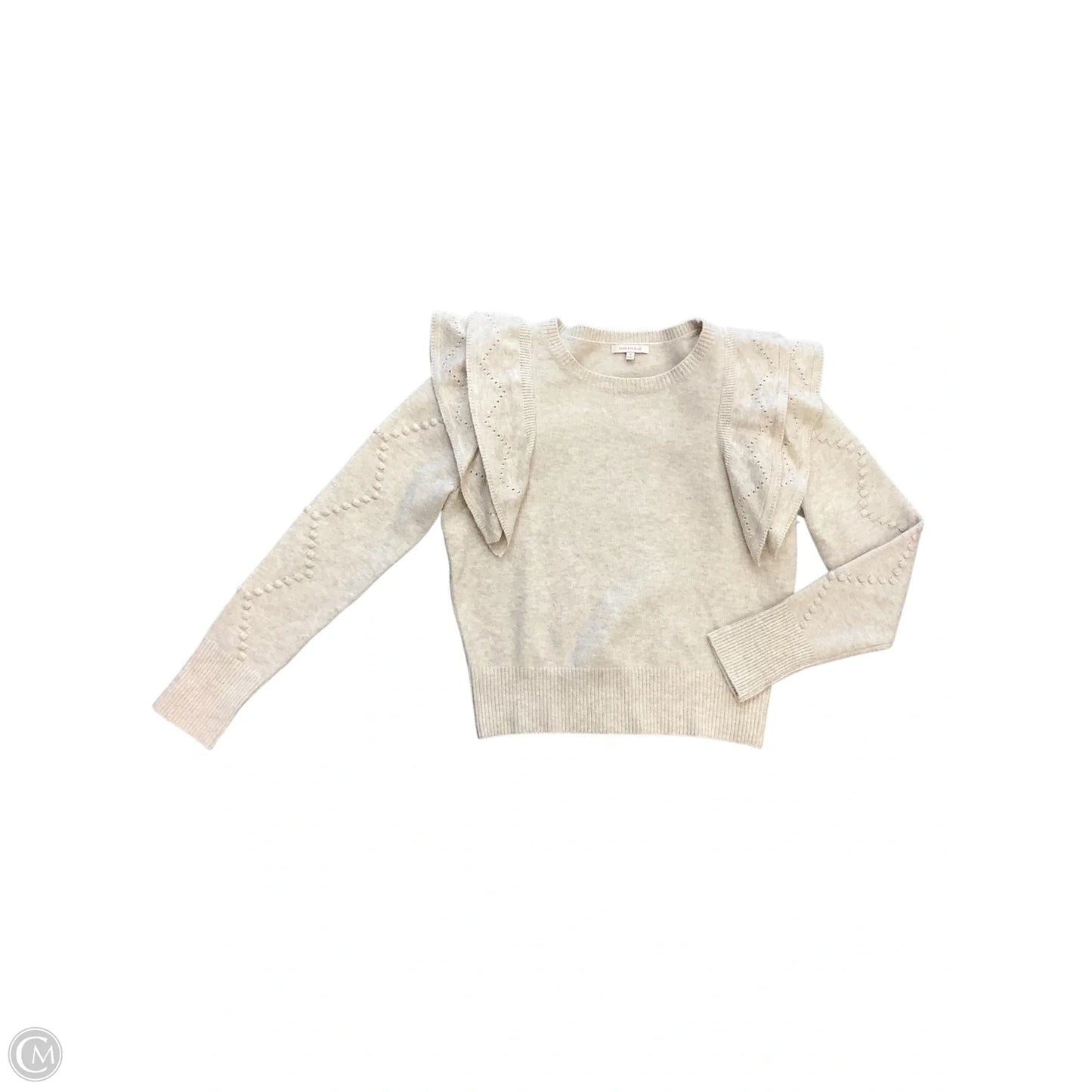 Sweater By Skies Are Blue In Tan, Size: M