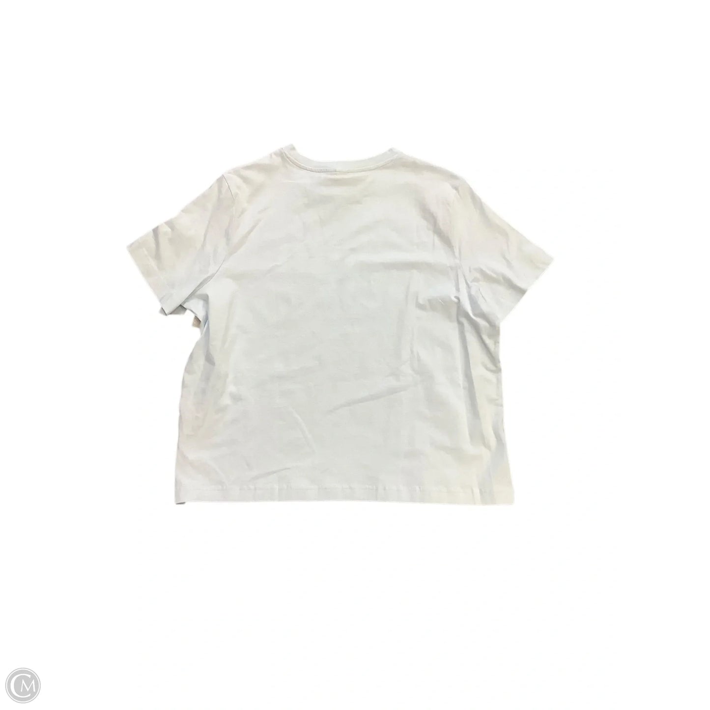 Top Short Sleeve Basic By H&m In Blue, Size: Xl