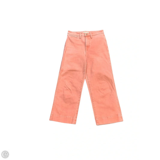 Jeans Straight By Madewell In Orange, Size: 6 (26)
