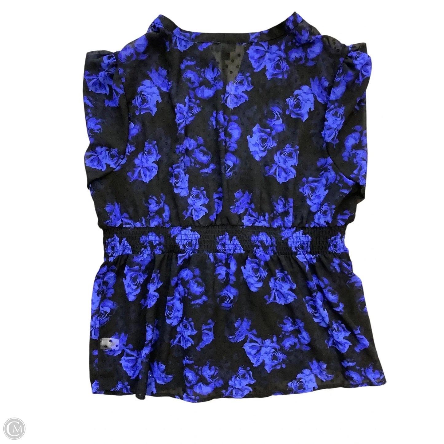 Blouse Long Sleeve By Torrid In Blue, Size: 1x