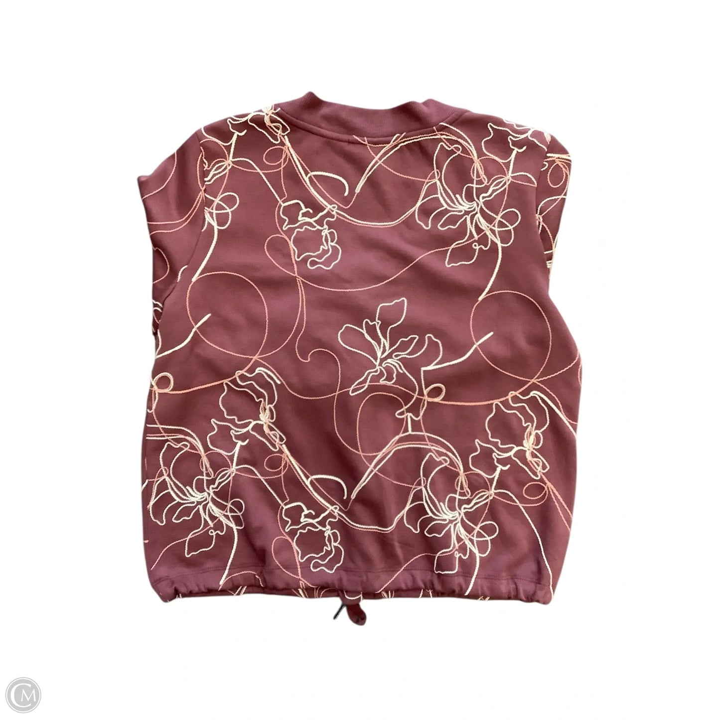 Sweatshirt Crewneck By Chicos In Pink, Size: M