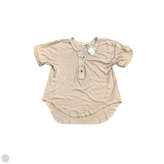 Top Short Sleeve By We The Free In Tan, Size: S