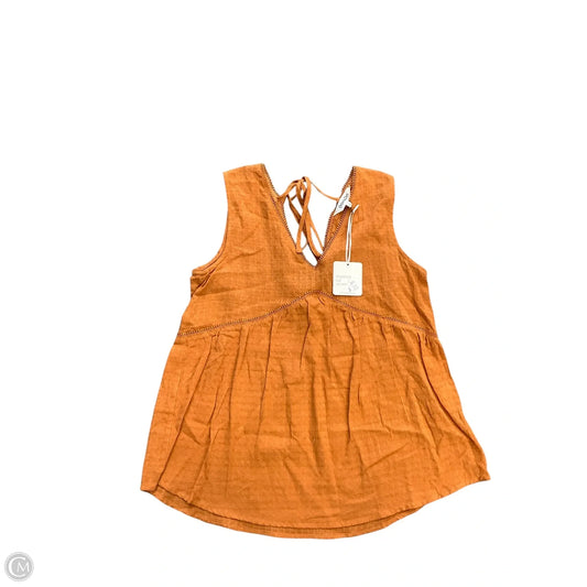 Top Sleeveless Basic By Davi & Dani In Orange