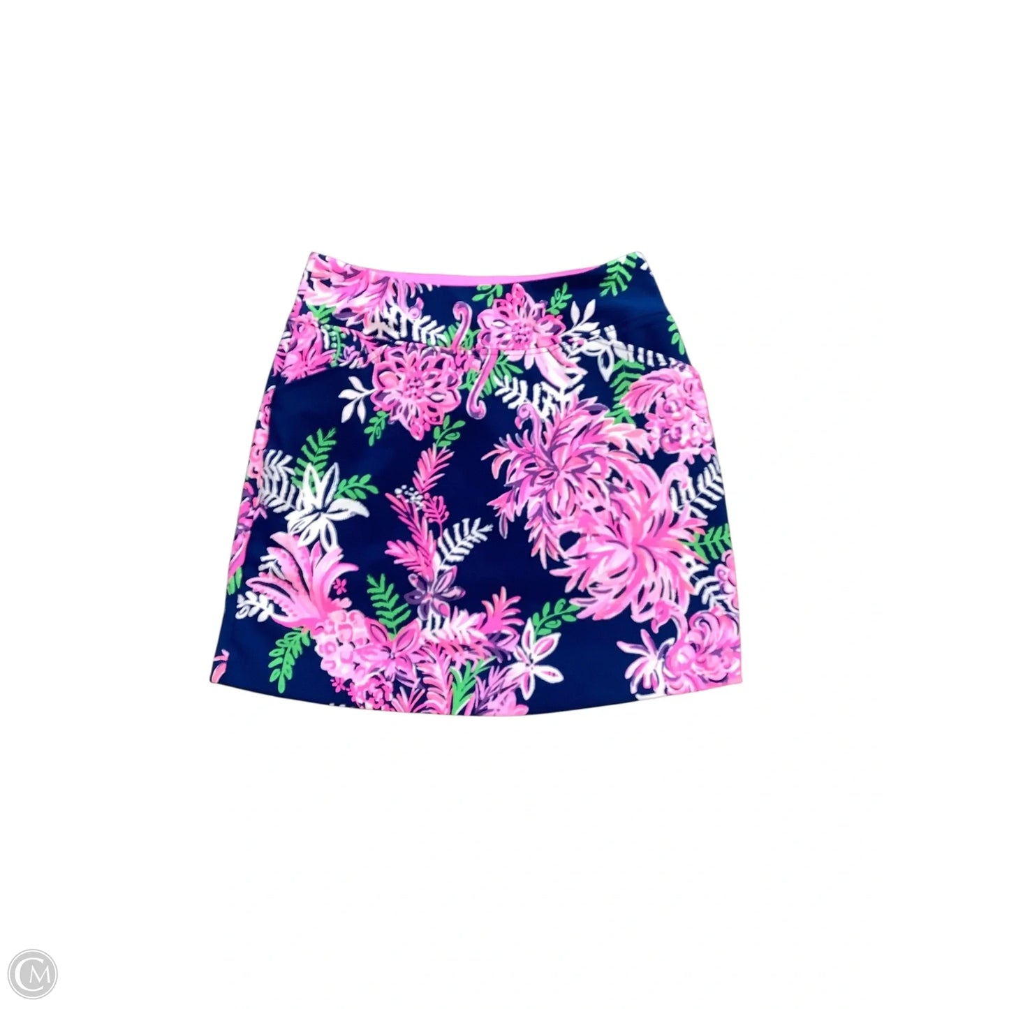 Skort Designer By Lilly Pulitzer In Blue & Pink, Size: 0