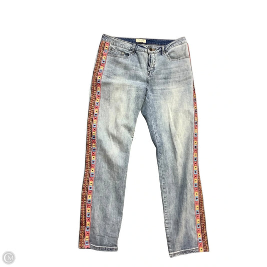 Jeans Straight By Clothes Mentor In Blue Denim, Size: 10