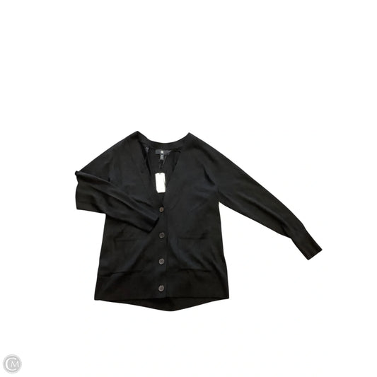 Sweater Cardigan By Banana Republic In Black, Size: M