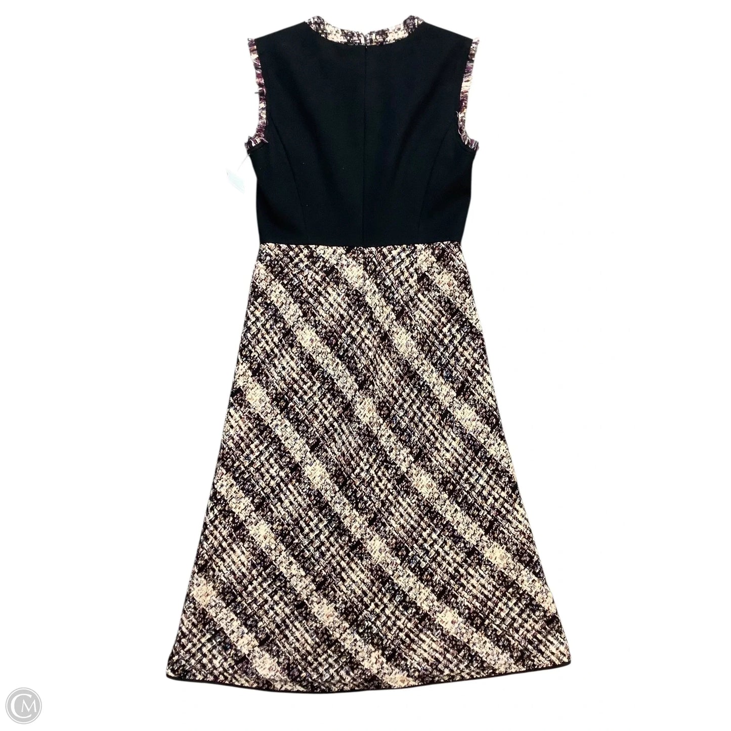 Dress Designer By Tory Burch In Cream & Purple, Size: 2