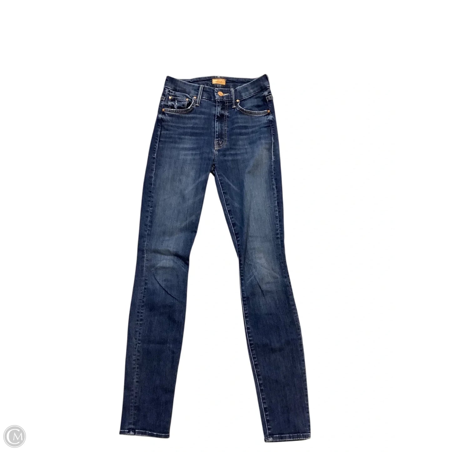 Jeans Skinny By Mother In Blue Denim, Size: 0