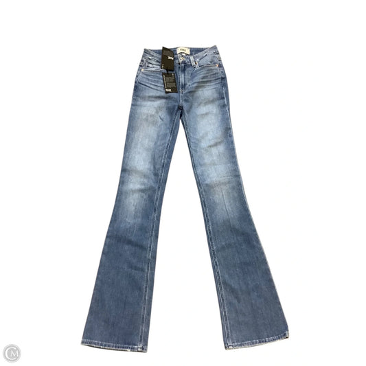 Jeans Boot Cut By Paige In Blue Denim, Size: 0