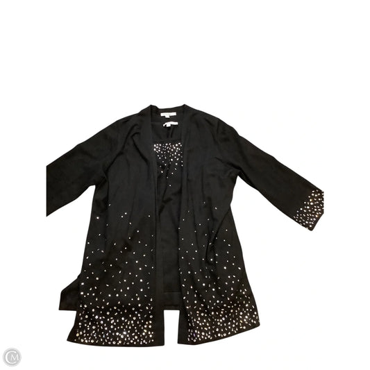 Sweater 2pc By Chicos In Black, Size: L