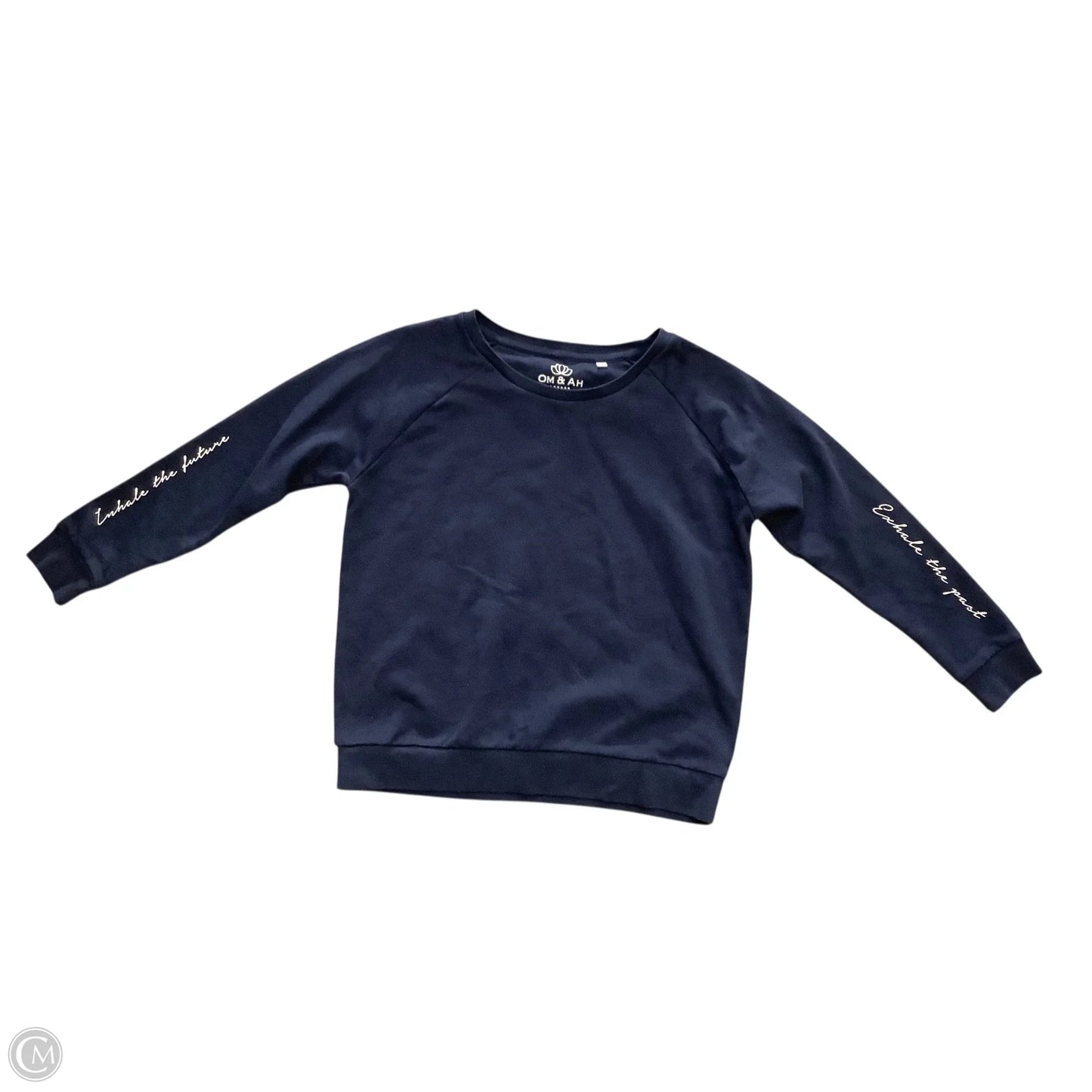 Sweatshirt Crewneck By Cmc In Blue & Brown, Size: M