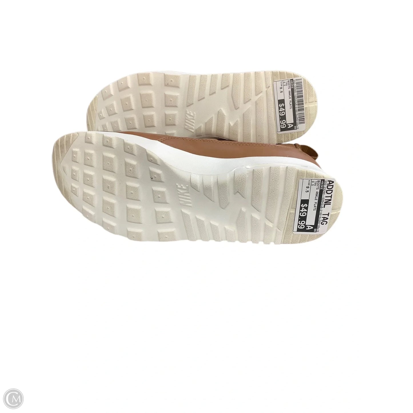 Boots Ankle Flats By Nike In Tan, Size: 9.5