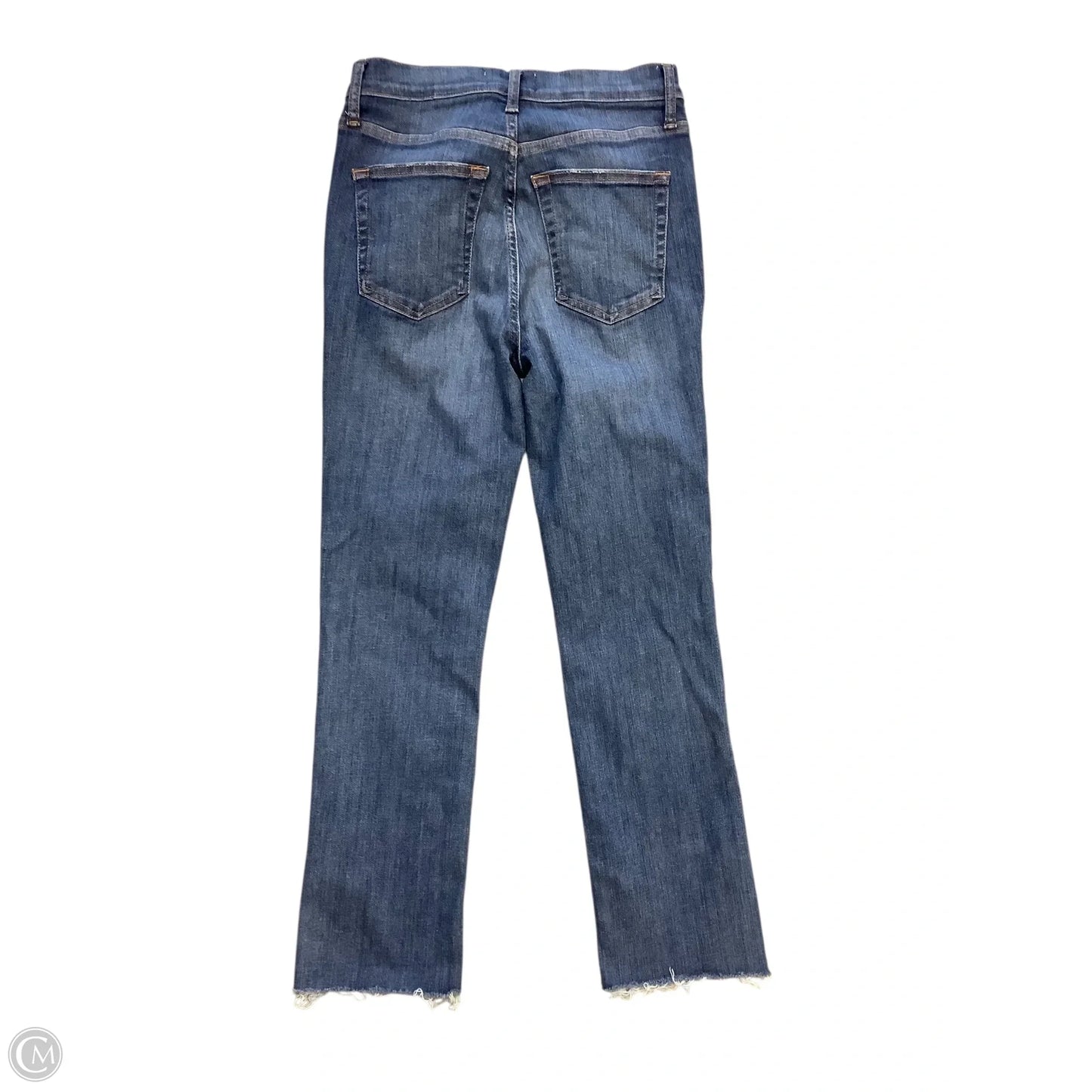 Jeans Straight By Frame In Blue Denim, Size: 2(25)
