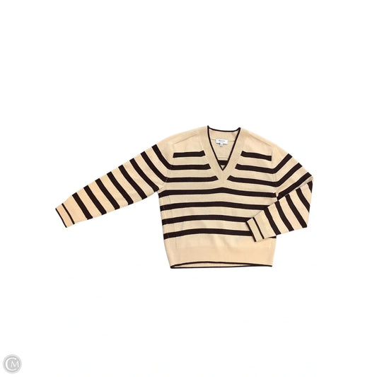 Sweater Cashmere By Madewell In Brown & Cream, Size: Xxs
