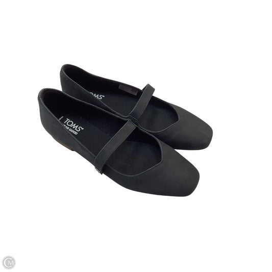Shoes Flats By Toms In Black, Size: 8.5