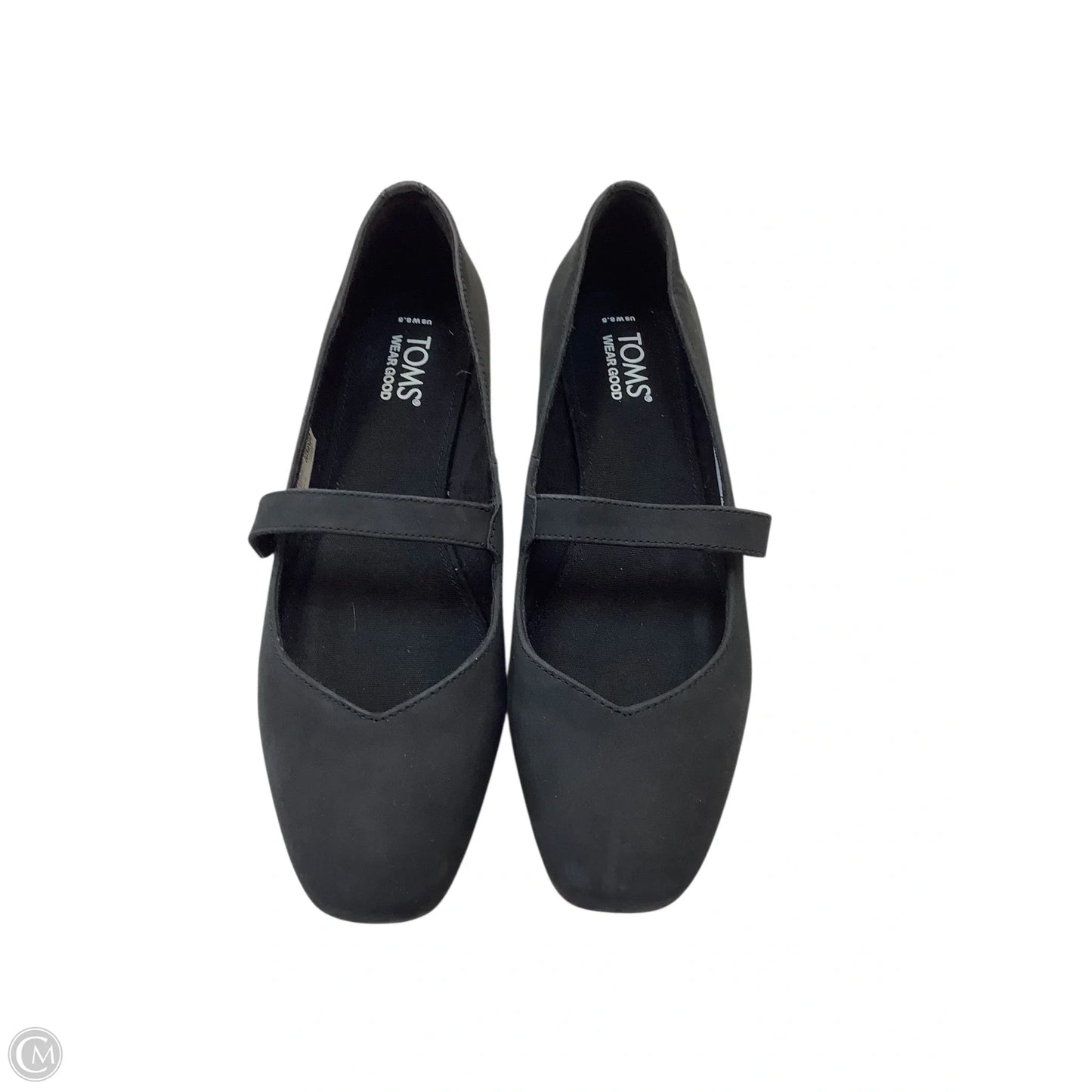 Shoes Flats By Toms In Black, Size: 8.5
