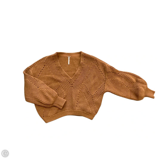 Sweater By Free People In Brown, Size: Xs
