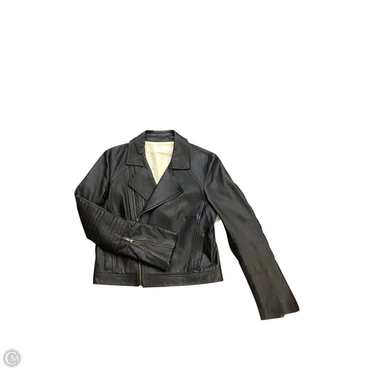 Jacket Moto Leather By Cma In Black, Size: S