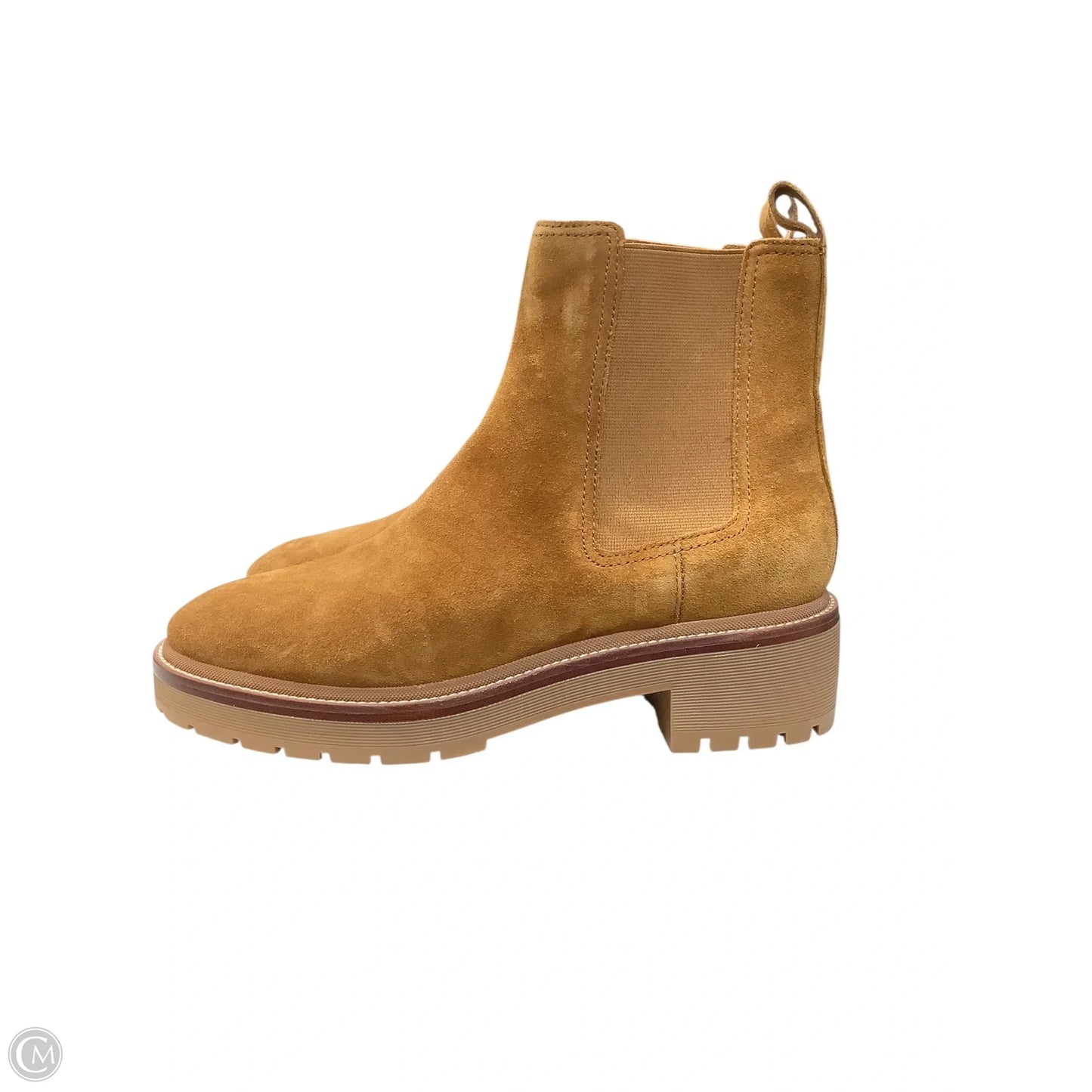 Boots Designer By Tory Burch In Brown, Size: 10.5