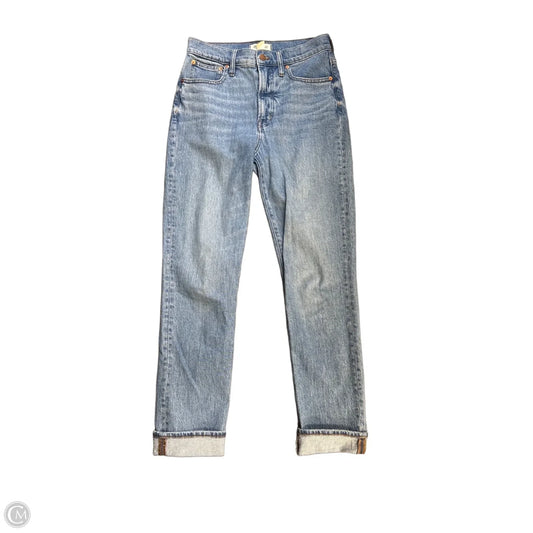 Jeans Straight By Madewell In Blue Denim, Size: 4l