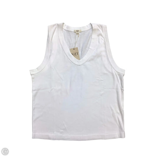 Top Sleeveless By Nic + Zoe In White, Size: Xxl
