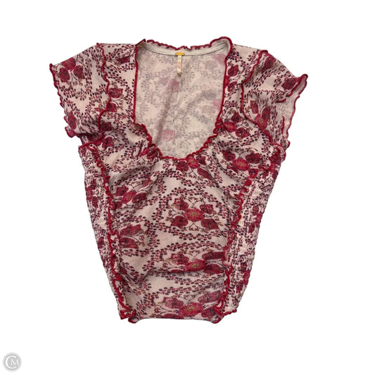 Top Sleeveless By Free People In Red, Size: M