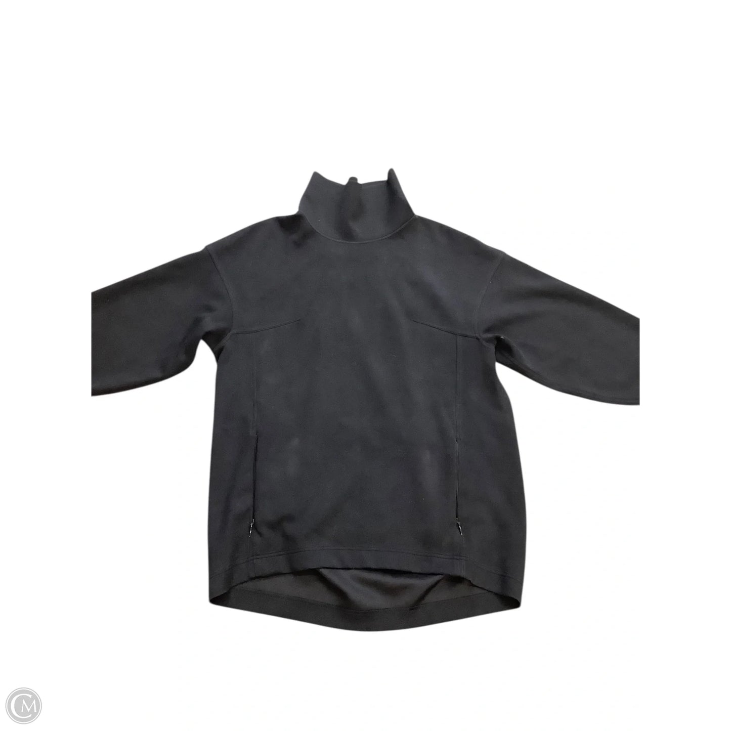 Athletic Sweatshirt Collar By Lululemon In Black, Size: 8