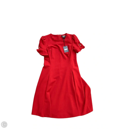 Dress Work By Dkny In Red, Size: 6