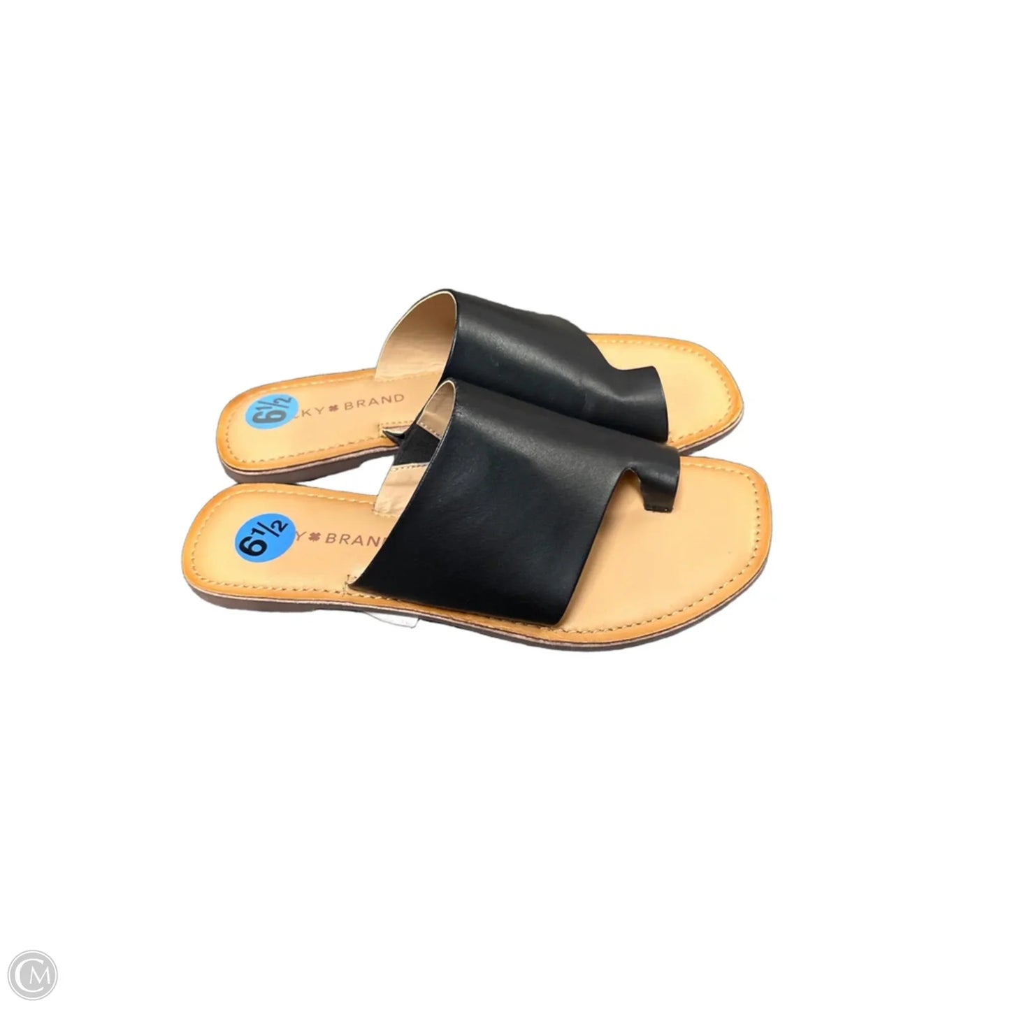 Sandals Flats By Lucky Brand In Black, Size: 6.5