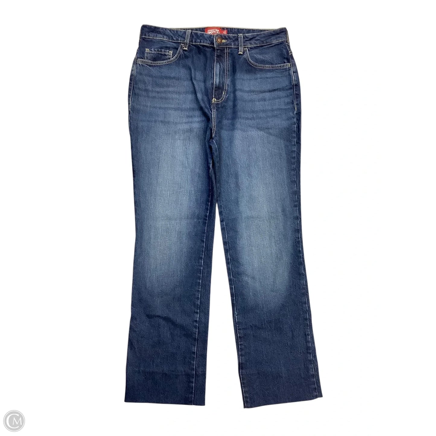 Jeans Boot Cut By Johnny Was In Blue Denim, Size: 14(32)
