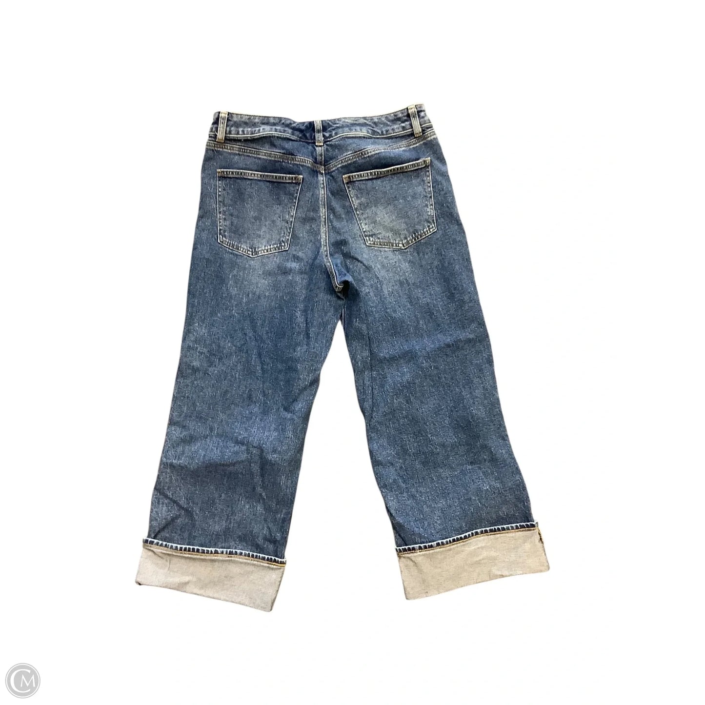 Jeans Straight By Talbots In Blue Denim, Size: 10p