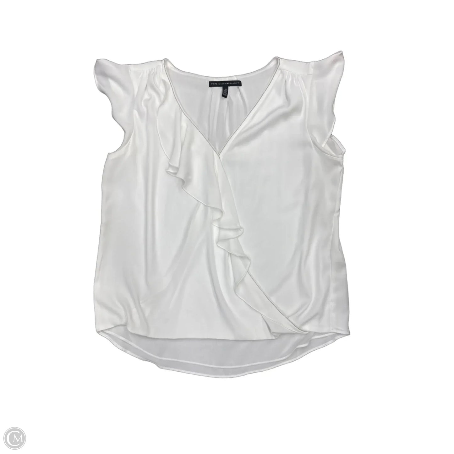 Blouse Sleeveless By White House Black Market In White, Size: 12