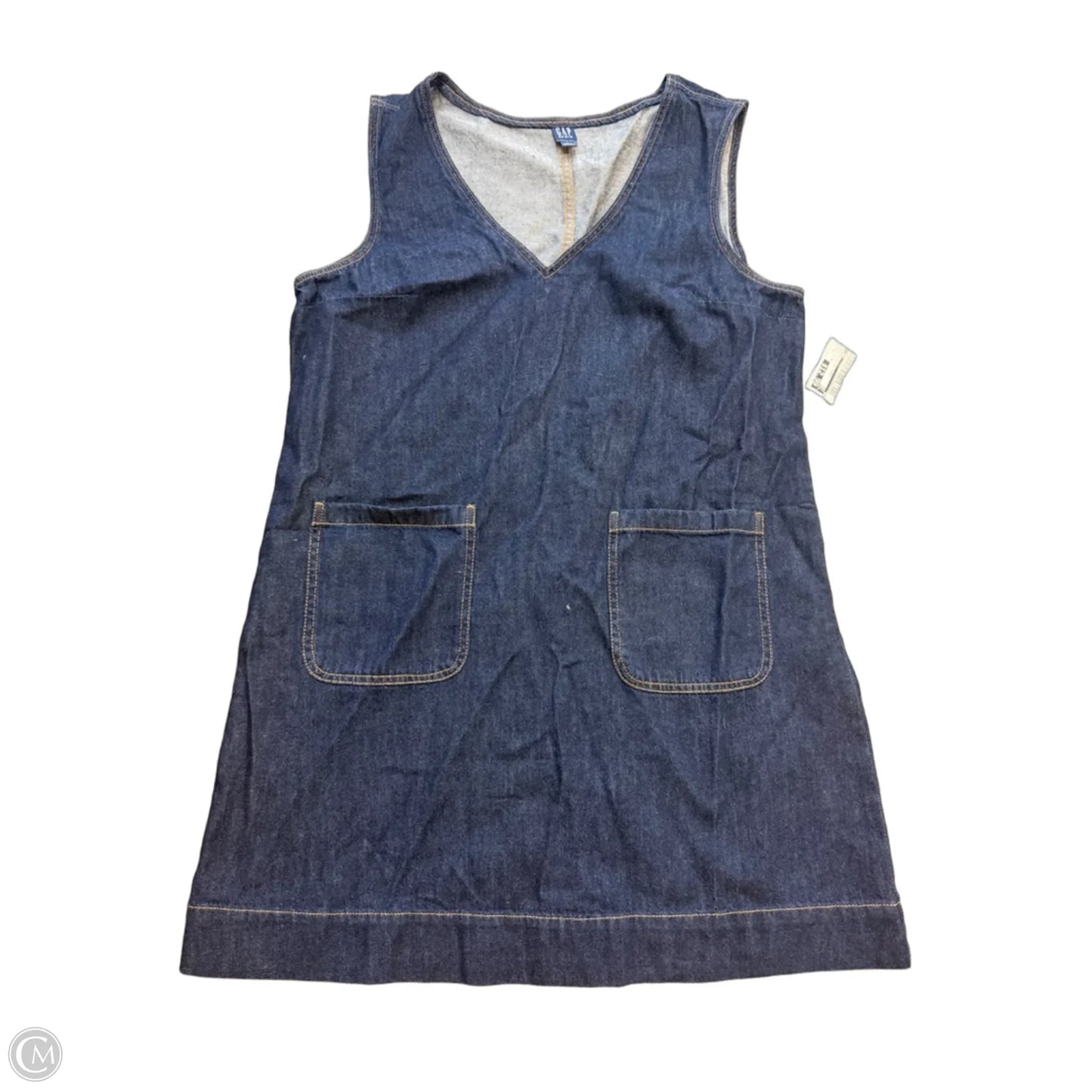 Dress Casual Short By Gap In Blue Denim, Size: L
