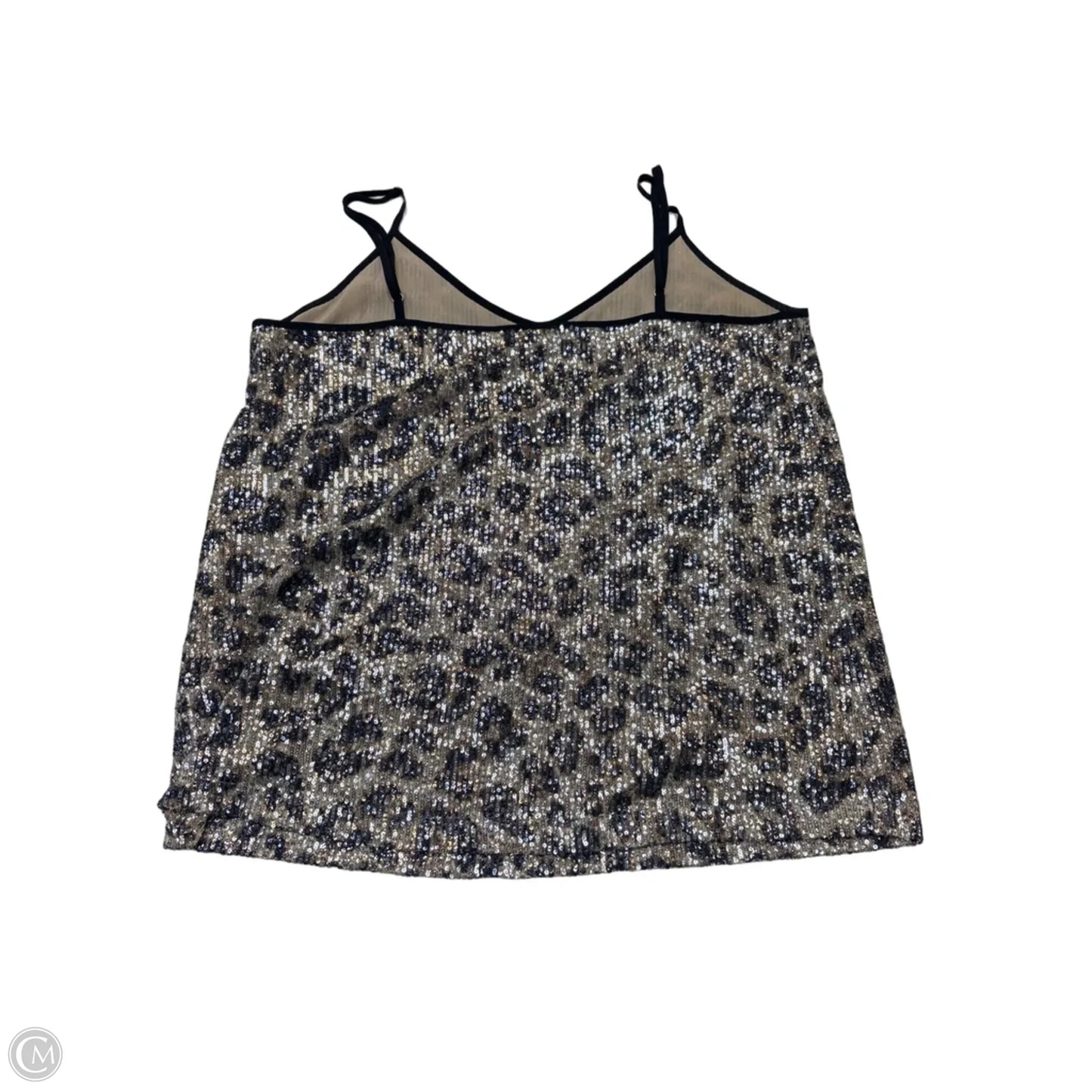 Blouse Sleeveless By Mumu In Animal Print, Size: Xl