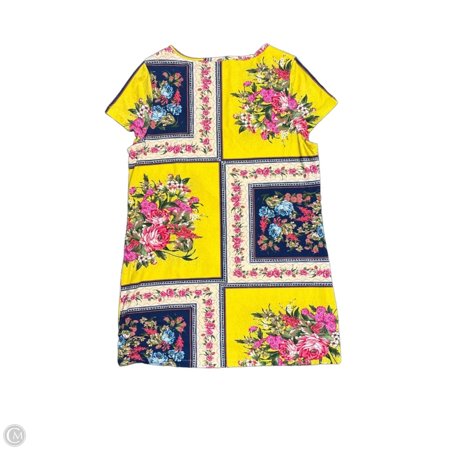 Dress Casual Short By Farm Rio In Yellow, Size: L