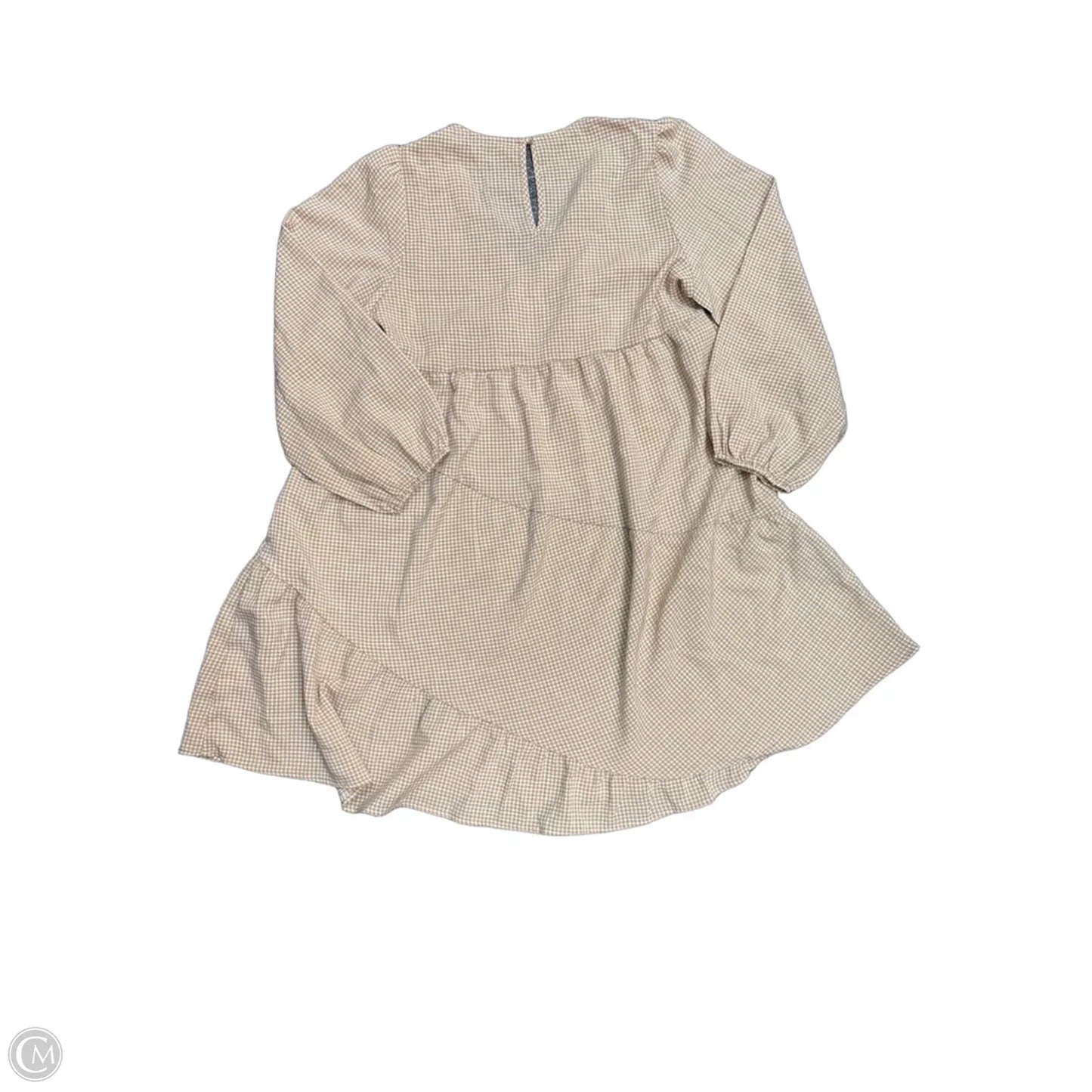 Dress Casual Midi By Mittoshop In Tan, Size: L