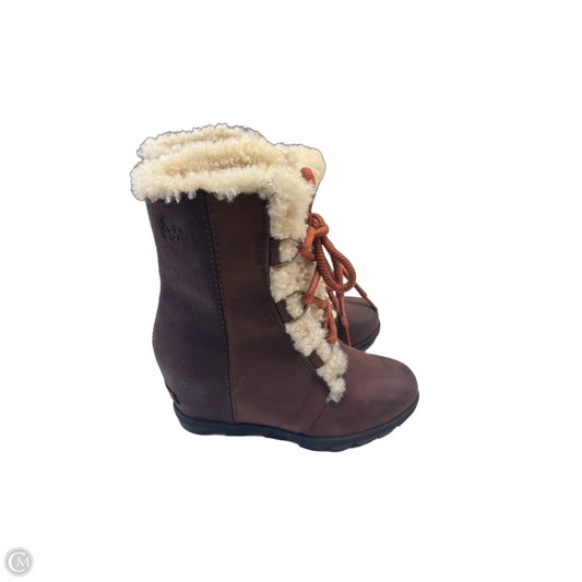 Boots Ankle Flats By Sorel In Brown, Size: 6
